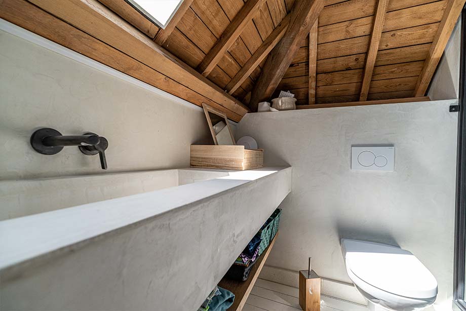 Salle de Bain en béton ciré