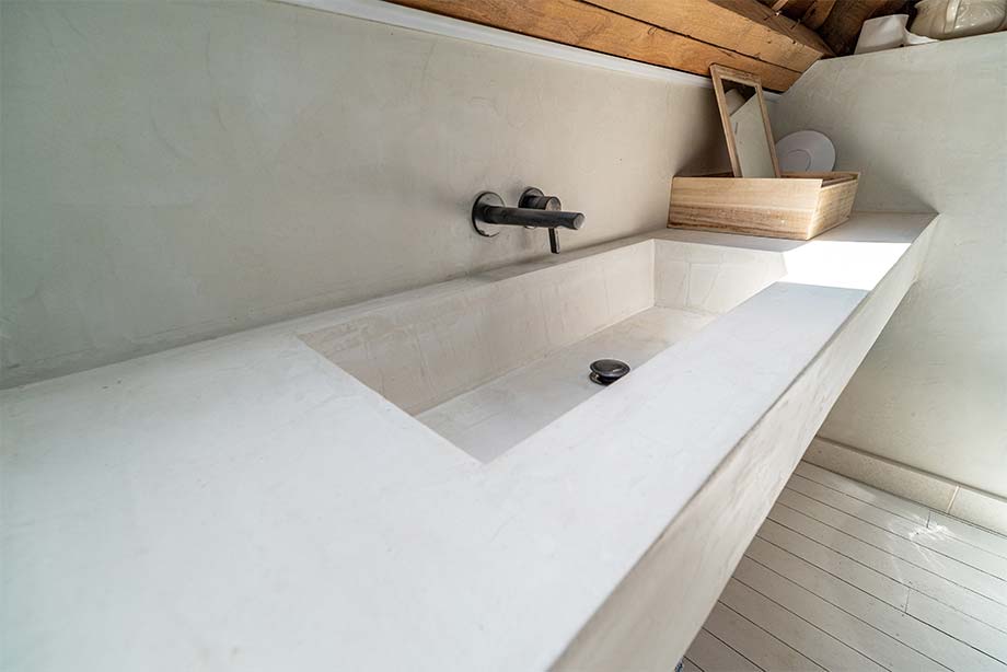 Salle de Bain en béton ciré